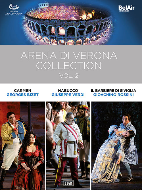 ARENA DI VERONA COLLECTION, Vol. 2 – Carmen • Nabucco • Il barbiere di Siviglia (3-DVD Boxed Set)