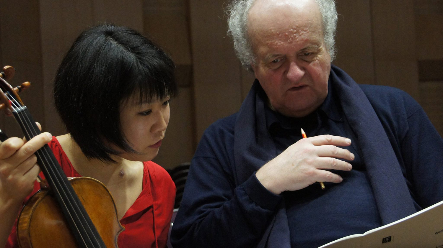 Tianwa Yang and Wolfgang Rihm