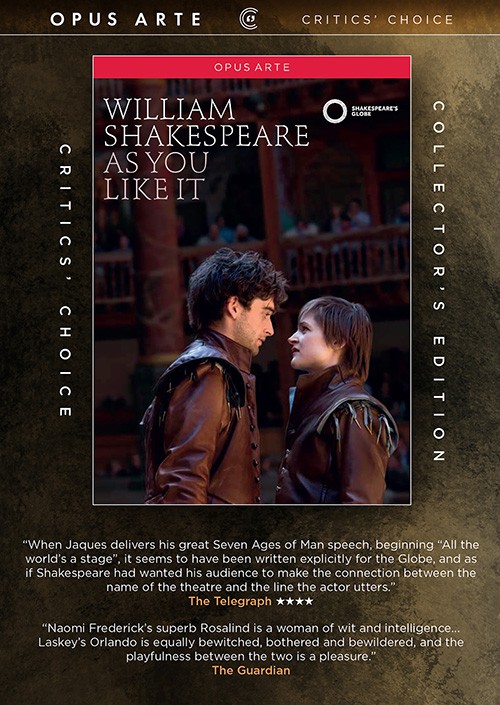 SHAKESPEARE, W.: As You Like It (Shakespeare's Globe, 2009) (NTSC)